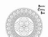 Mandala Coloring Book Printable sketch template