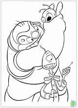 Coloring Stitch Lilo Dinokids Pages Close Disney sketch template