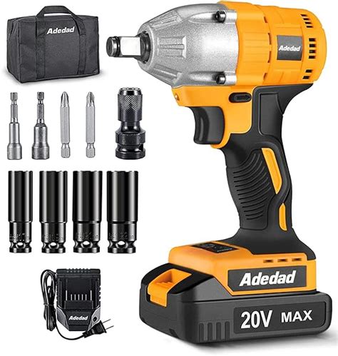 adedad cordless impact wrench    brushless impact gun