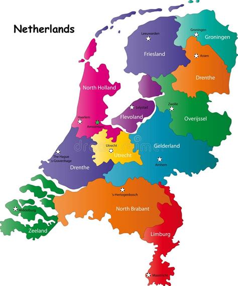 heloohaloo  geweldig plattegrond nederland met steden