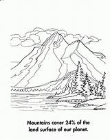 Coloring Mountain Pages Mountains Landscape Scenery Smoky Drawing Nature Rocky Printable Search Google Great Colouring Color Books Rivers Sheets Kids sketch template