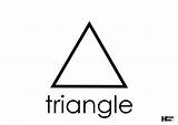 Triangles Lit Sketch Freecoloringpages sketch template