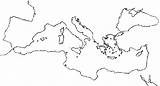 Mediterranean Sea Seas Click Maps Quiz Bmp sketch template