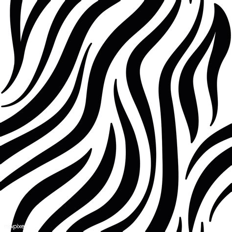 premium vector  black  white zebra print pattern vector