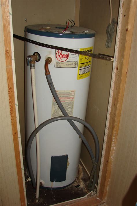 commentary  technical  replacing  mobile home water heater   normal