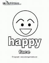 Coloring Happy Face Adjectives Pages Printable Kids English Smiley Faces Feelings Adjective Coloringprintables Color Emotion Feeling Books Crafts Activities Popular sketch template