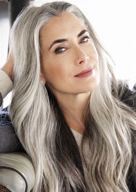 this is how i want to wear my grey hair now if i could just figure out how to wear it down and