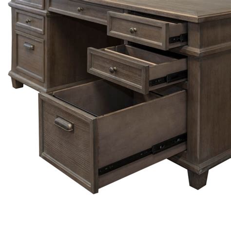 Carson Double Pedestal Desk Mcaleers Office Furniture Mobile Al