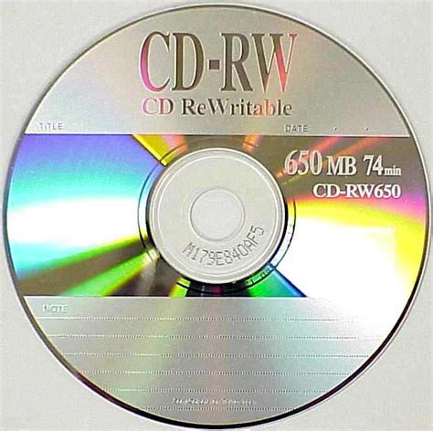 Compact Disk Rewritable Or Cd Rw Back Up – Personal Statement