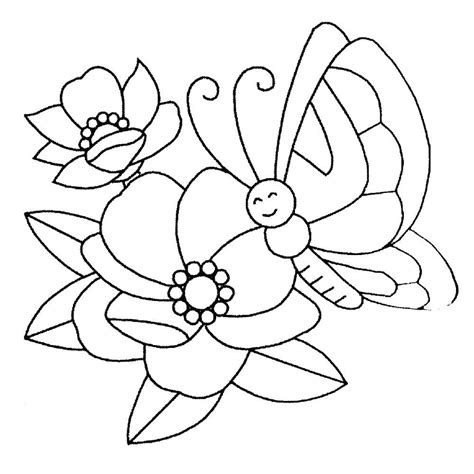 httpcoloringpagefuncoloring pages flowers butterflies