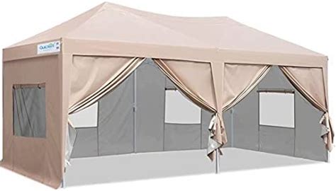 upgraded quictent privacy  ez pop  canopy tent party tent gazebo  sidewalls mesh