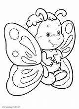 Coloring Pages Butterfly Cute Adults Printable Popular sketch template
