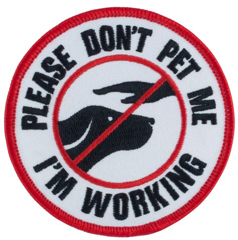 service dog patch  dont pet  im working etsy   service dog patches dog