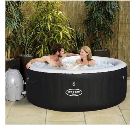 bestway  pool lay  spa miami inflatable portable hot tub brand