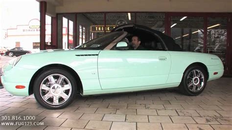 ford thunderbird convertible  sale  test drive