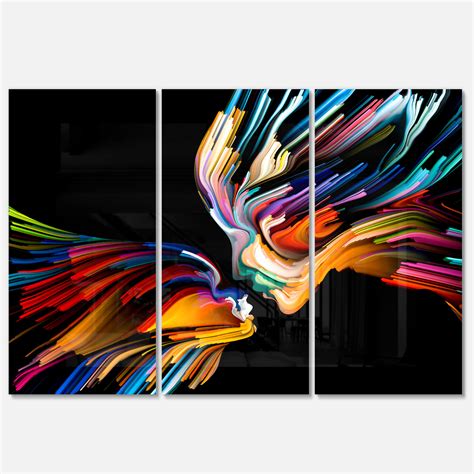 designart kissing minds graphic art multipanel abstract metal wall