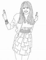 Hannah Montana Coloring Pages Printable Color Getcolorings Samuel Comments Coloringme Template Trend sketch template