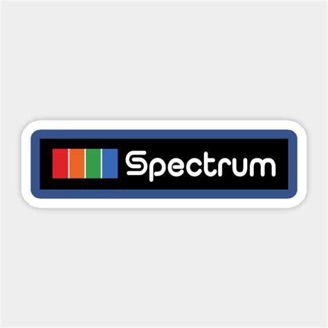 spectrum logo spectrum sticker teepublic
