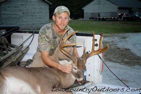 lowcountry outdoors donnelley wma draw hunt yields grown  point buck