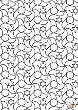 Tessellations Alhambra Tessellation Worksheets Getcolorings Template Drukuj sketch template