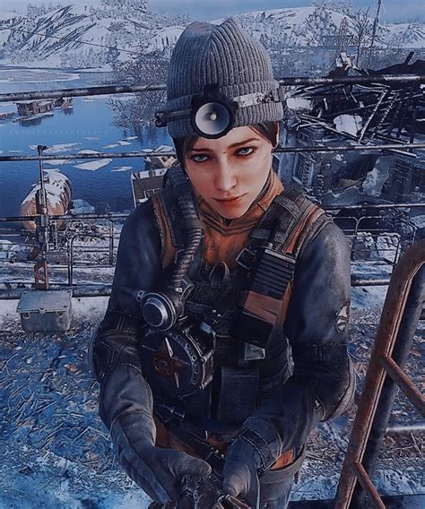 Metro Exodus Anna Постапокалипсис Игры Милая аниме девушка