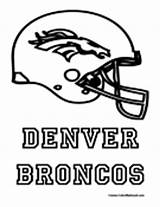 Broncos Coloring Denver Pages Football Nfl Colormegood Logo Team Helmet Printables Sports Printable Teams Logos Template Helmets Packers Steelers Texans sketch template