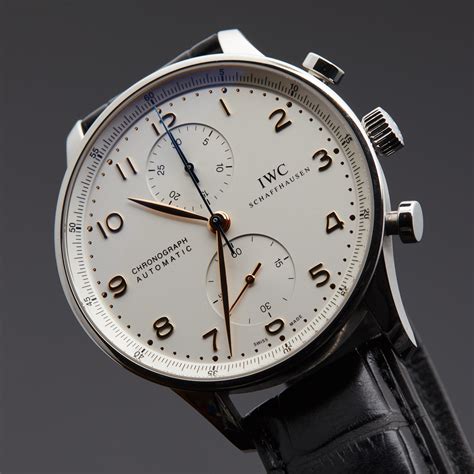 iwc portuguese chronograph automatic iw pre owned