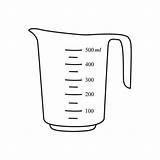 Dry Measuring Cup Measure Vector Illustration Illustrations Clip Stock sketch template