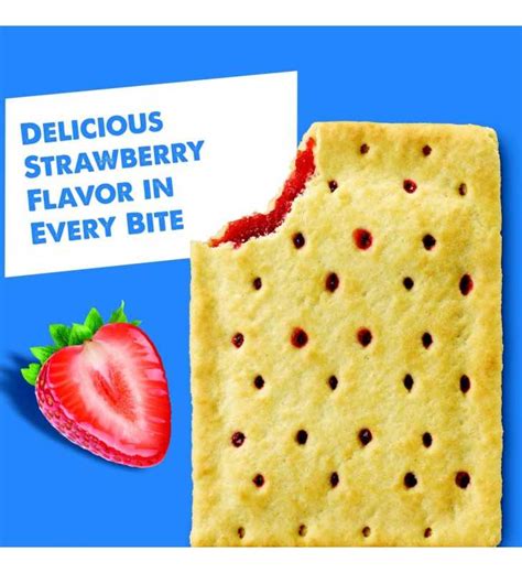 pop tarts breakfast toaster pastries unfrosted strawberry value pack