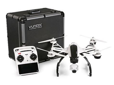 yuneec typhoon  quadcopter  aluminum case   gb micro sd card cgo steadygrip