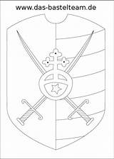 Ritter Vorlagen Burgen Ritterschild Wappen Ausmalbilder Ausmalbild Schild Schwerter Schwert Drucken Bzw Säbel sketch template