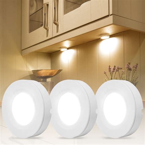 led  cabinet lighting kit watt warm white led puck lights  ul listed adapter