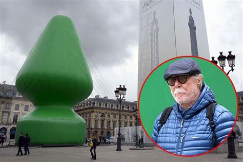 christmas tree that looks like giant sex toy appears in the centre of paris mirror online