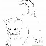 Cat Dot Cats Dots Connect Noty sketch template