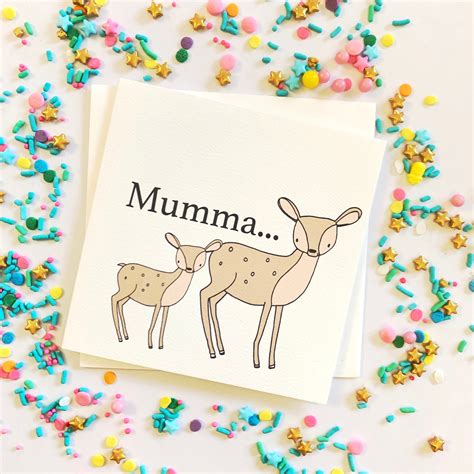 mumma dear card mothers day card mumma card mummy  etsy