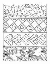 Bookmarks Coloring Pages Bookmark Printable Valentine Color Google Valentines Print Theme Tocolor Search Template Kids Hearts Crafts Pdf Bandana Book sketch template