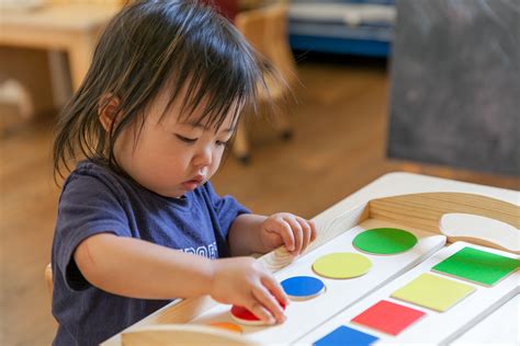 toddler  learning  shapes  colors  montessori