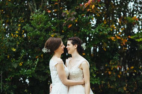 beautiful happy lesbian wedding by jennifer brister