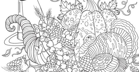 printable thanksgiving adult coloring page