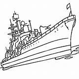 Coloring Battleship Pages Boat Warship Ship Navy Drawing Outline Clipart Naval Destroyer Printable Battleships Getdrawings Boats Drawings Speedboat Submarine Sovremenny sketch template