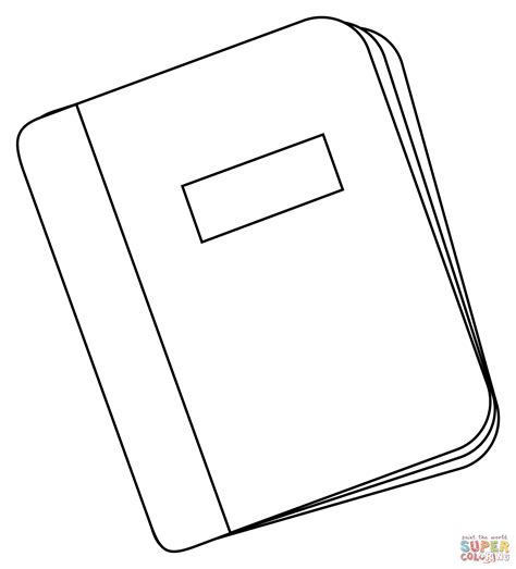 notebook coloring page  printable coloring pages