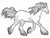 Cheval Caballo Tinker Trot Paard Caballos Draf Manchas Thoroughbred Kleurboek Loopt Volbloed Cavallo Cavalli Corre Trotto Carrozza Trote Vettori Pura sketch template