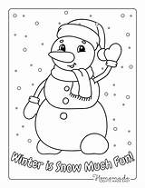 Snowman Waving Preschoolers sketch template