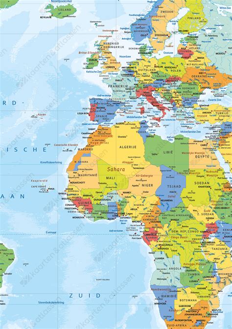 wereldkaart staatkundig nederlandstalig  kaarten en atlassennl