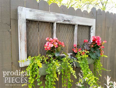 upcycled window planter  indoor   prodigal pieces