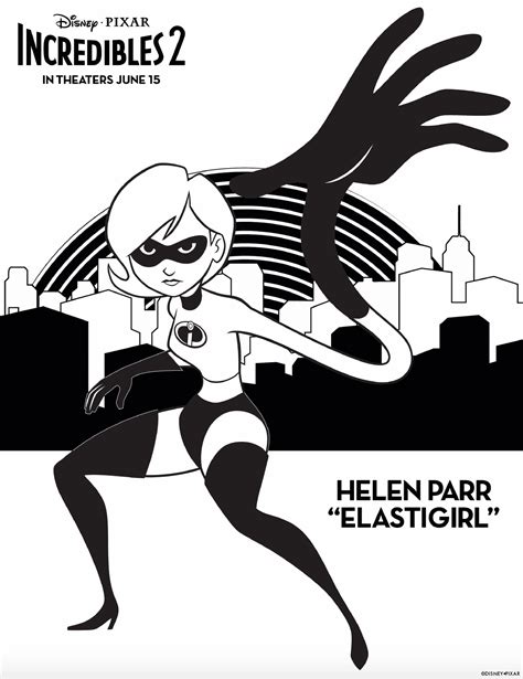 incredibles  coloring pages  activity sheets
