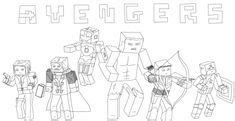 minecraft skins coloring pages  print