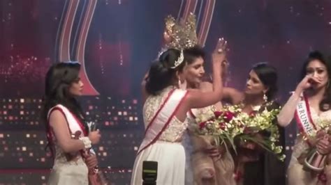 shocking video beauty queen stripped of her title on