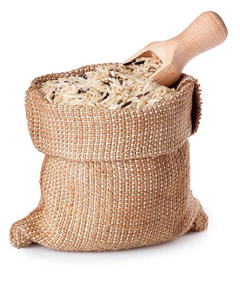 royalty  rice bag pictures images  stock  istock