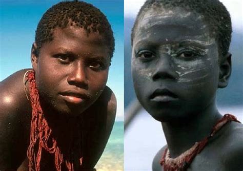 The Almost Extinct Dark Skinned Andamanese People Of India Who Are Also
